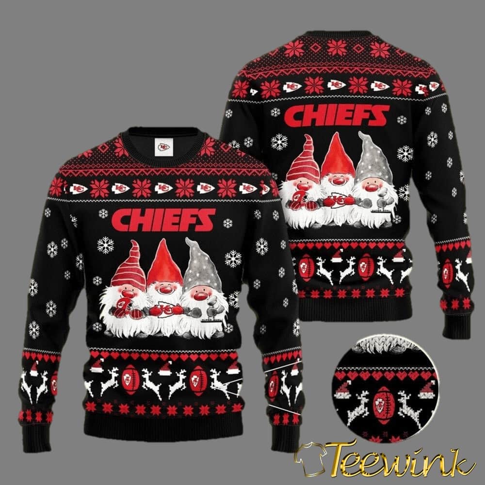 Kansas City Chiefs Gridiron Glory Ugly Christmas Sweater Kansas City Chiefs Gridiron Glory Ugly Christmas Sweater