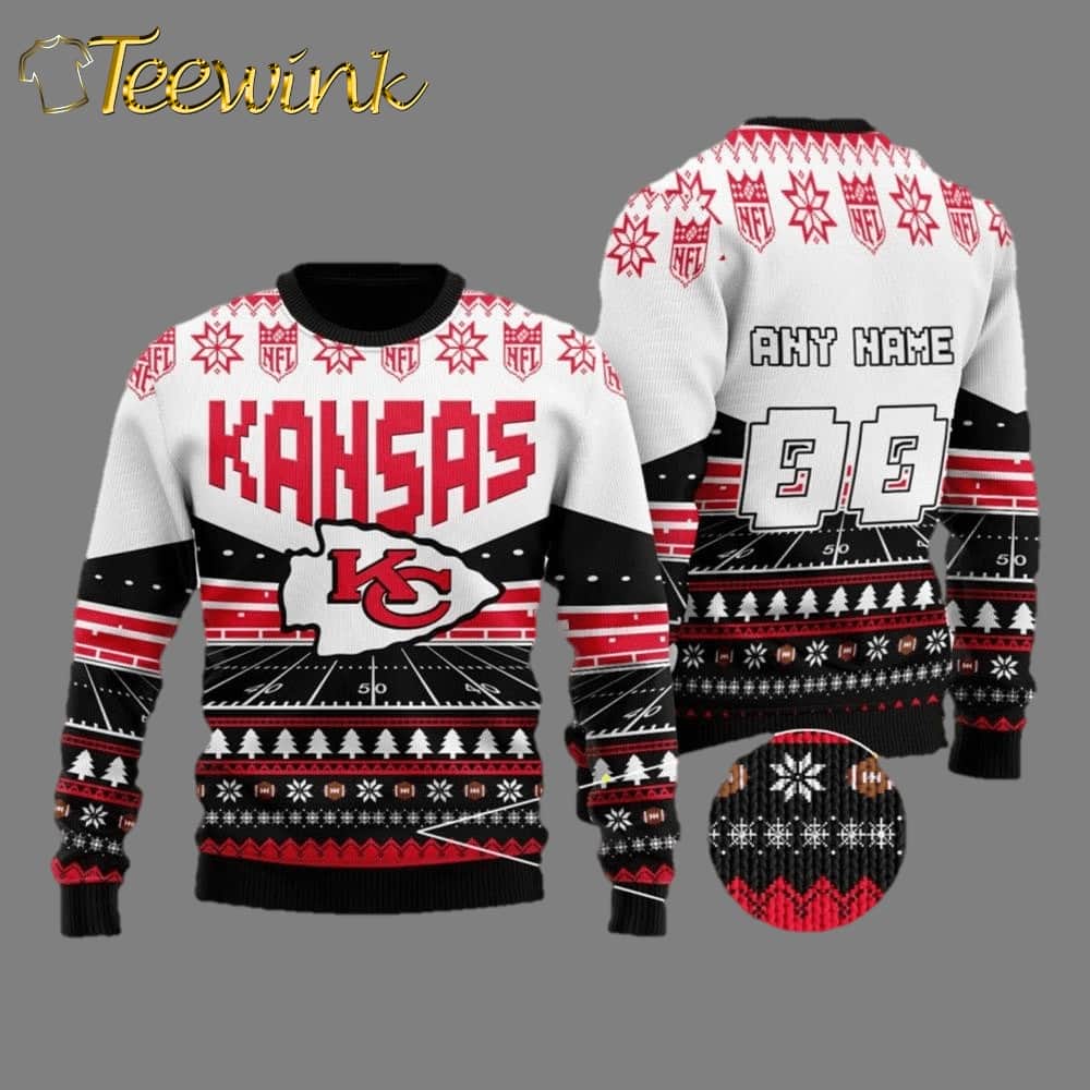 Kansas City Chiefs Grinch & Scooby Doo Ugly Christmas Sweater