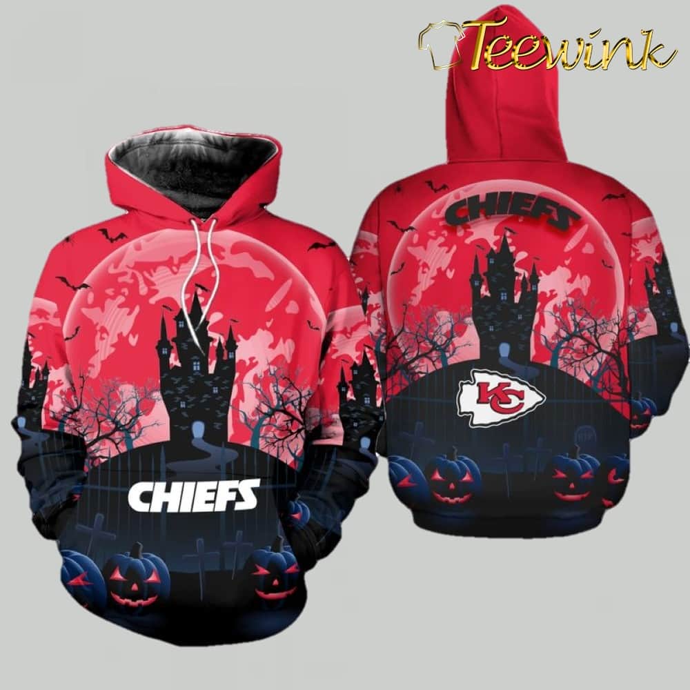 Kansas City Chiefs Halloween Background Edition 3D Hoodie image 2 Kansas City Chiefs Halloween Background Edition 3D Hoodie image 2