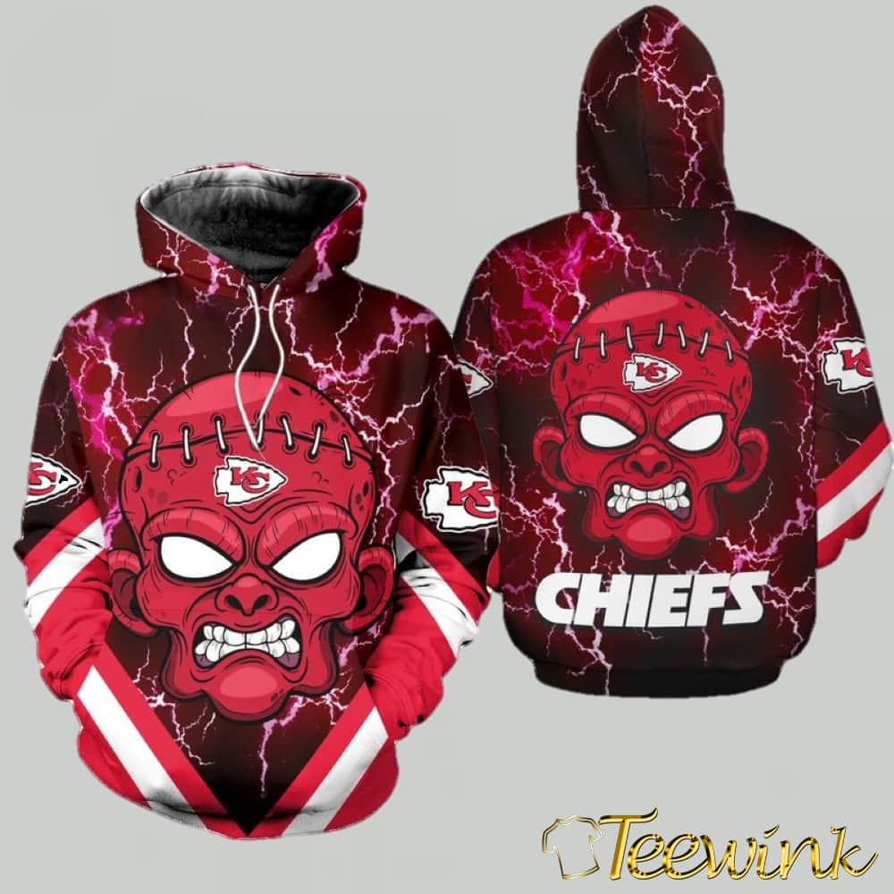 Kansas City Chiefs Halloween Hellraiser II 3D Hoodie Kansas City Chiefs Halloween Hellraiser II 3D Hoodie