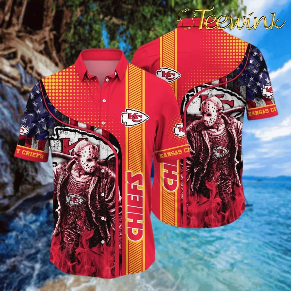 Kansas City Chiefs Hawaiian Sunset Warrior Shirt