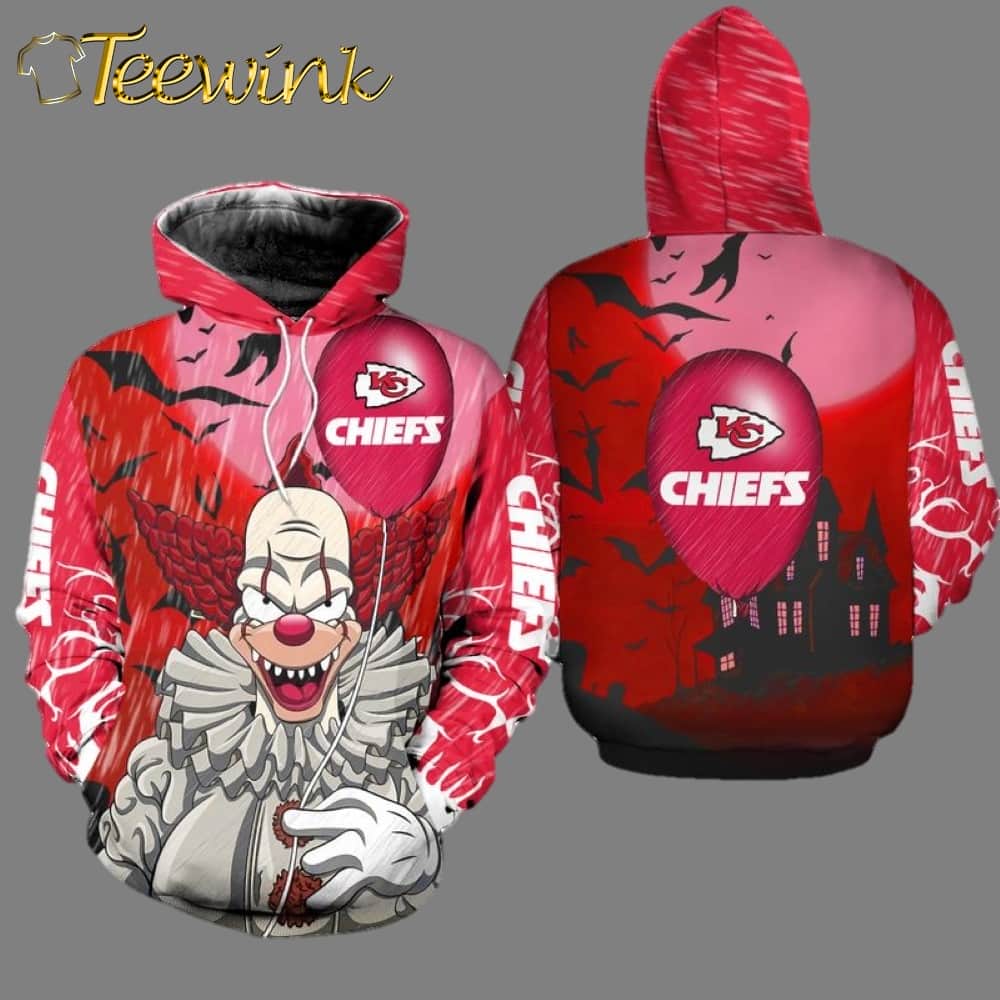 Kansas City Chiefs IT Halloween Limited Edition 3D Hoodie