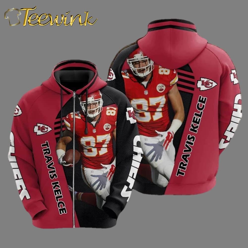 Kansas City Chiefs Kelce Signature Series 3D Hoodie Kansas City Chiefs Kelce Signature Series 3D Hoodie