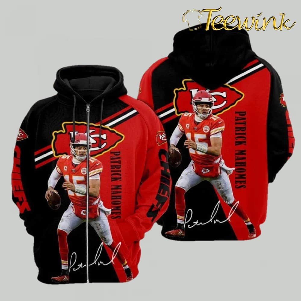 Kansas City Chiefs Mahomes Elite 3D Hoodie