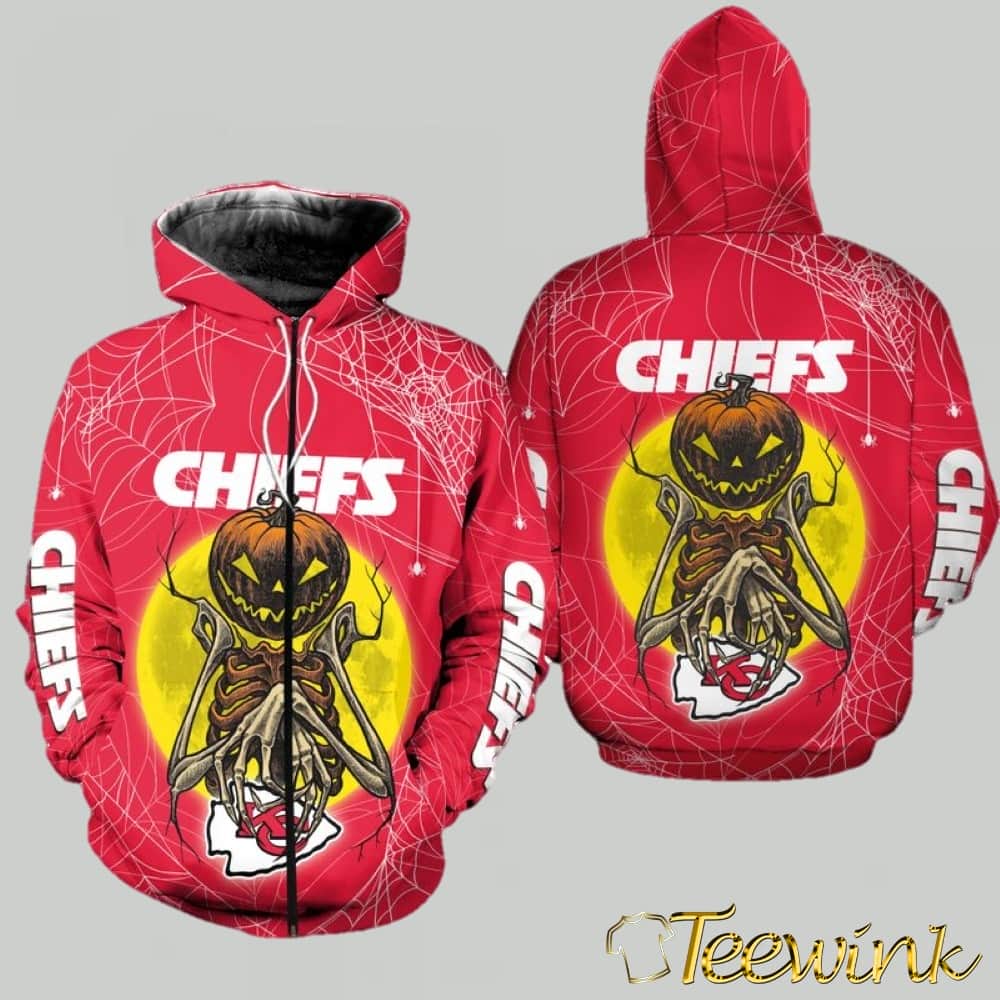 Kansas City Chiefs Pennywise the Dancing Clown IT Halloween 3D Hoodie