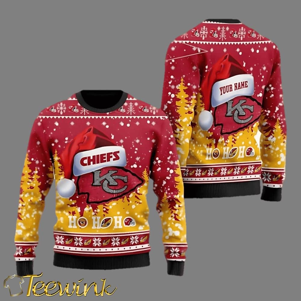 Kansas City Chiefs Stranger Things Ugly Christmas Sweater