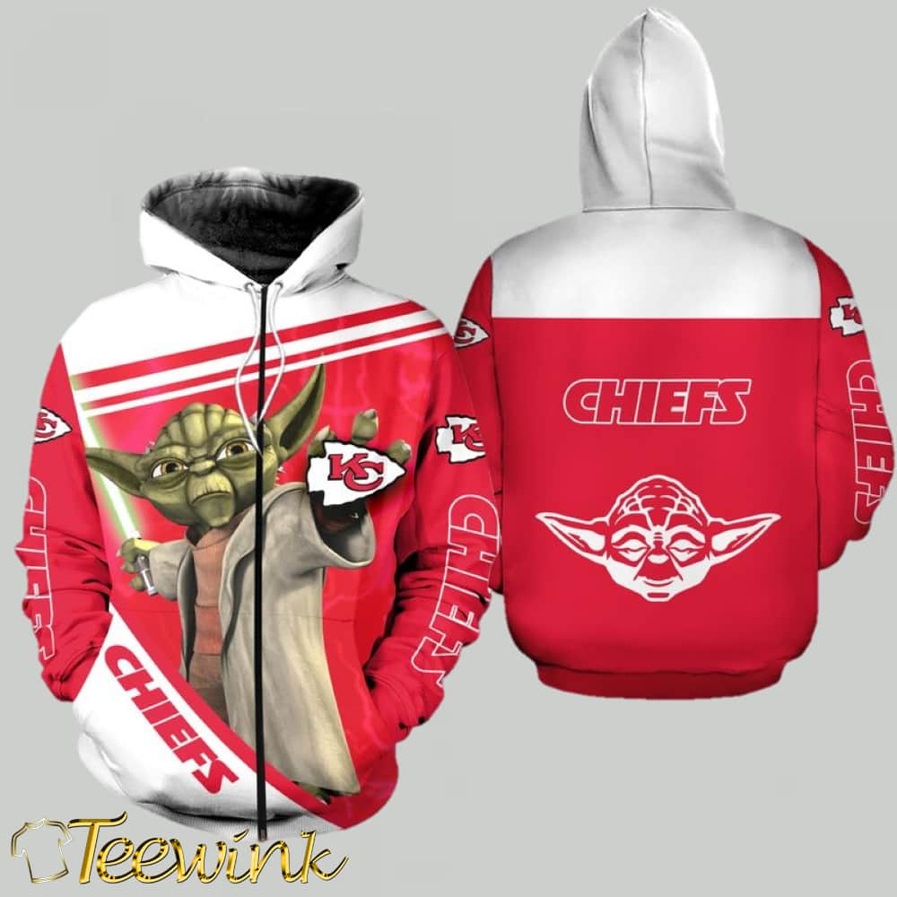 Kansas City Chiefs Yoda Limited Edition 3D Hoodie