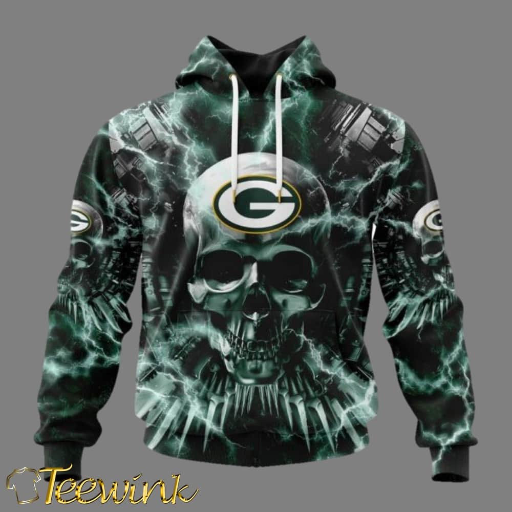 NFL Green Bay Packers All Over Print 3D Hoodie Halloween Horror Night Gift For Football Fans