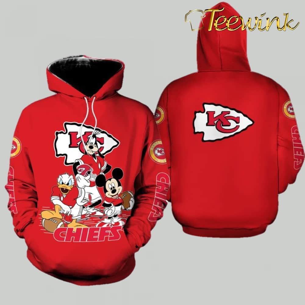 NFL Kansas City Chiefs Limited Edition Classic 3D Hoodie