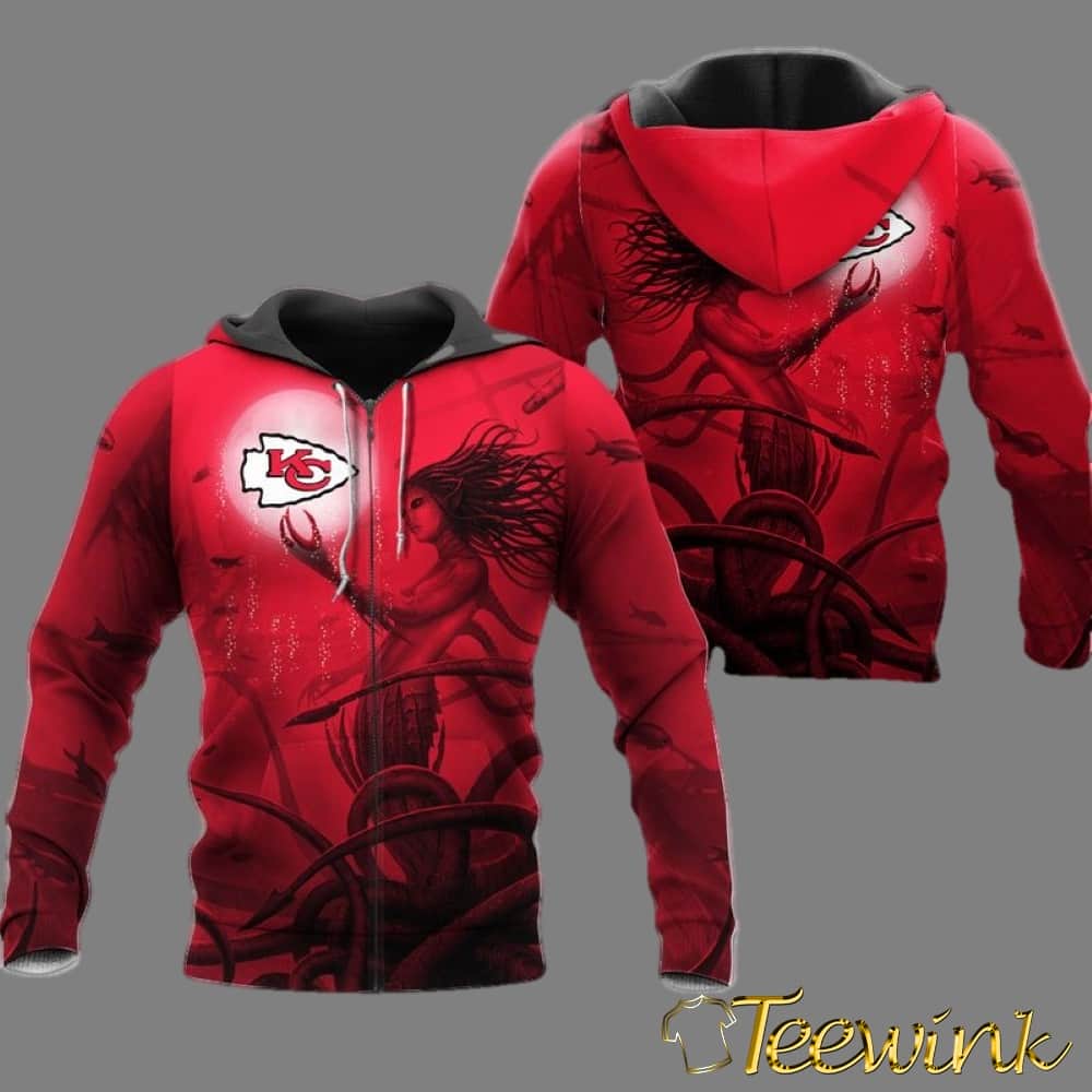 NFL Kansas City Chiefs Limited Edition Fleece 3D Hoodie