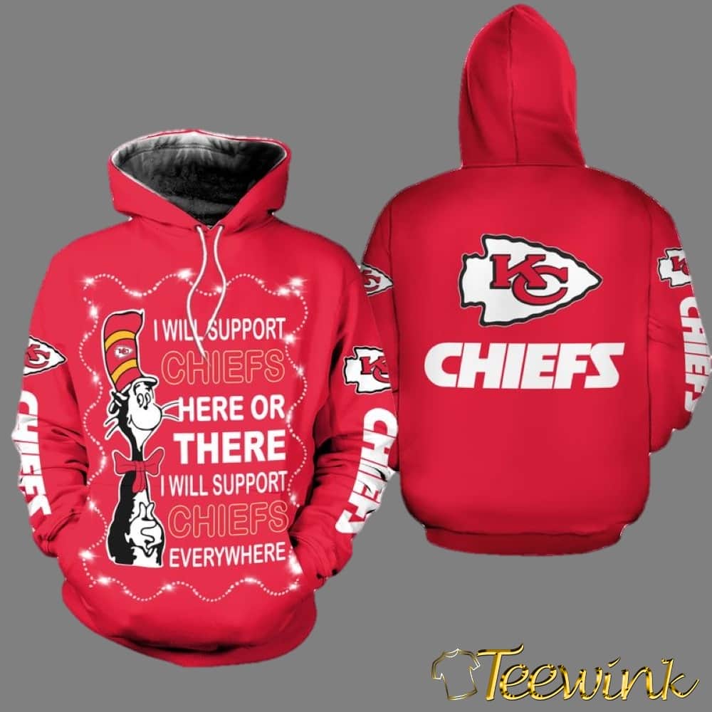 NFL Kansas City Chiefs Limited Edition Zip 3D Hoodie NFL Kansas City Chiefs Limited Edition Zip 3D Hoodie