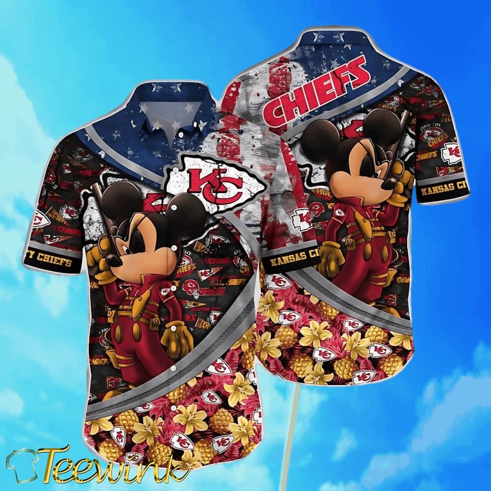 NFL Kansas City Chiefs Skull All Over Print Hawaii Shirt Unisex Size NLA001410 NFL Kansas City Chiefs Skull All Over Print Hawaii Shirt Unisex Size NLA001410