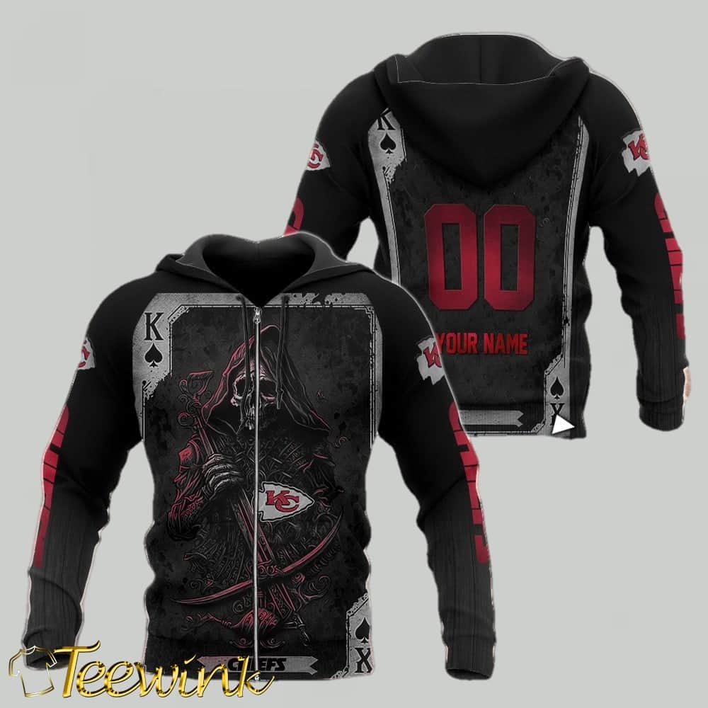 Personalized Kansas City Chiefs Grim Reaper Ace 3D Hoodie image 2 Personalized Kansas City Chiefs Grim Reaper Ace 3D Hoodie image 2
