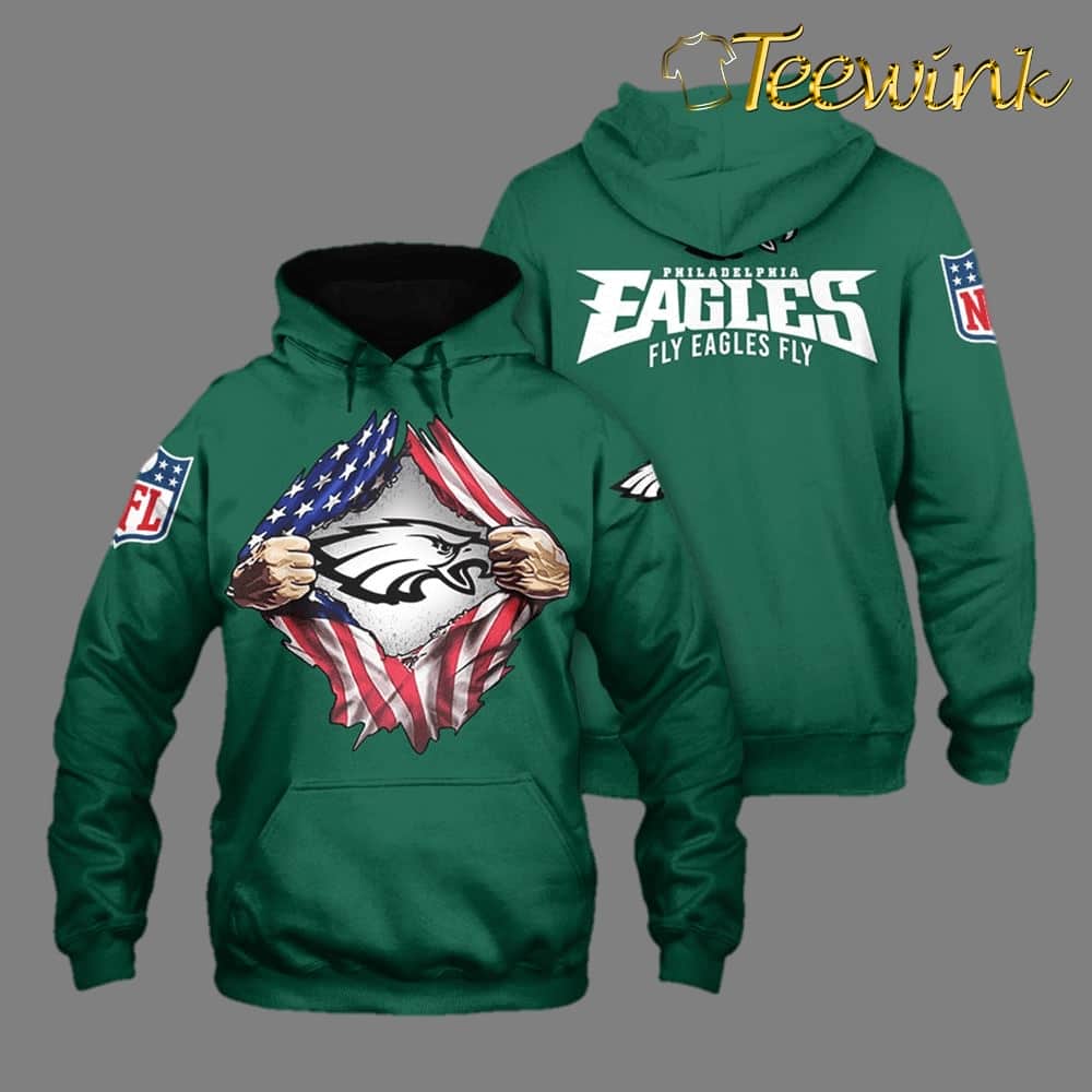 Philadelphia Eagles Grinch Christmas 3D Hoodie