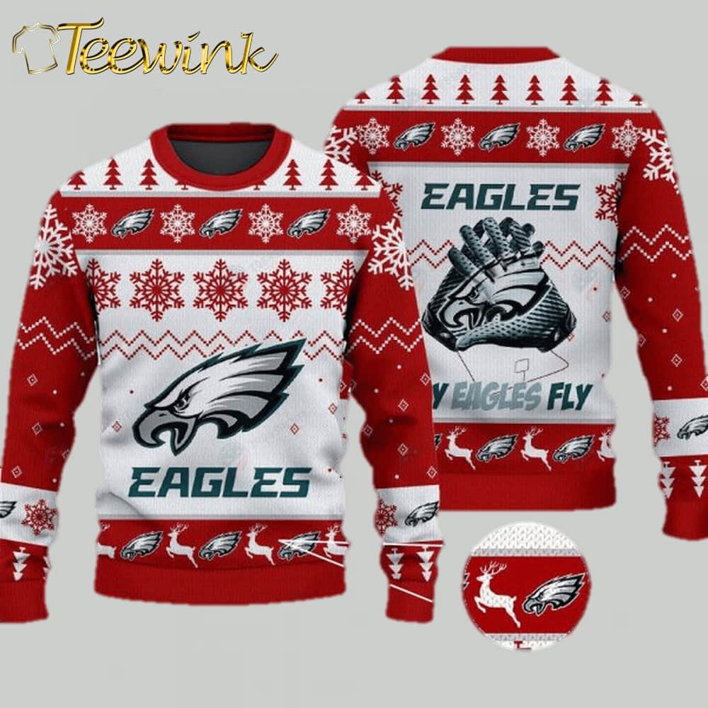 Philadelphia Eagles Fly Eagles Fly Christmas Ugly Sweater
