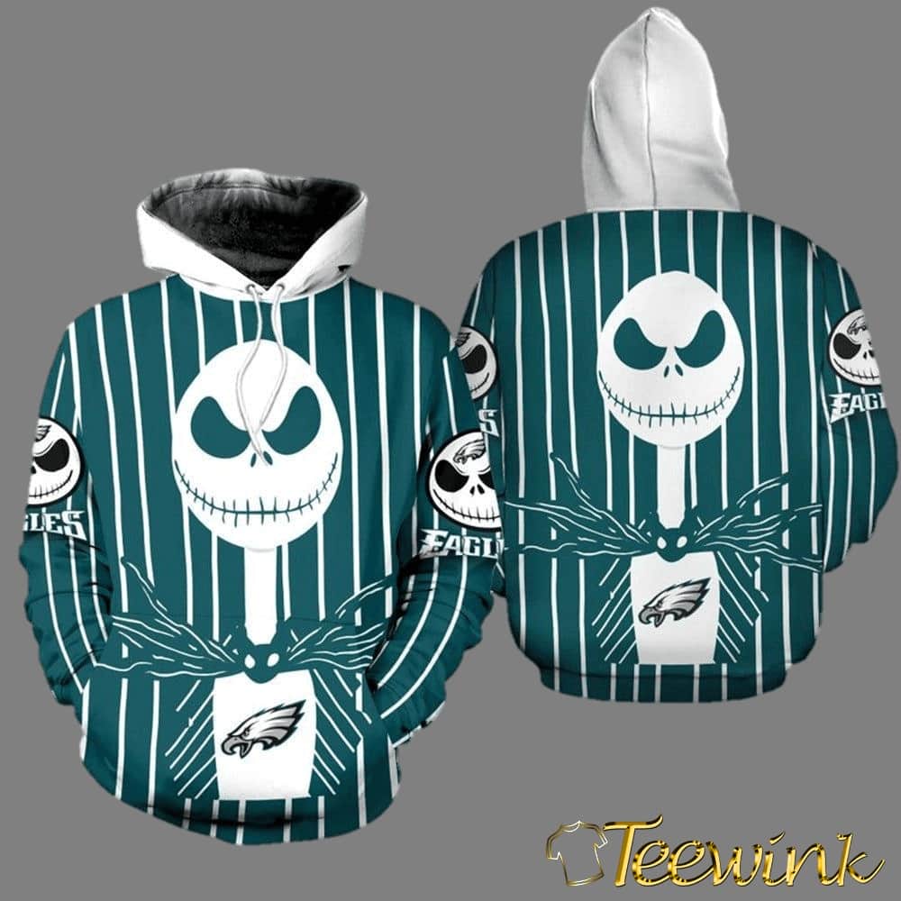 Philadelphia Eagles Limited Skull Art Design 3D Hoodie