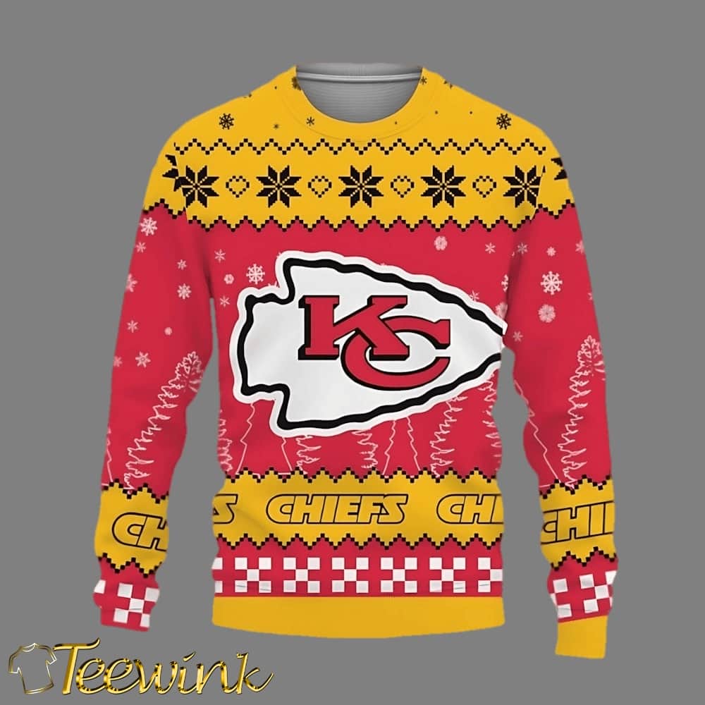 Real Women Love Football Chiefs Ugly Christmas Sweater Real Women Love Football Chiefs Ugly Christmas Sweater