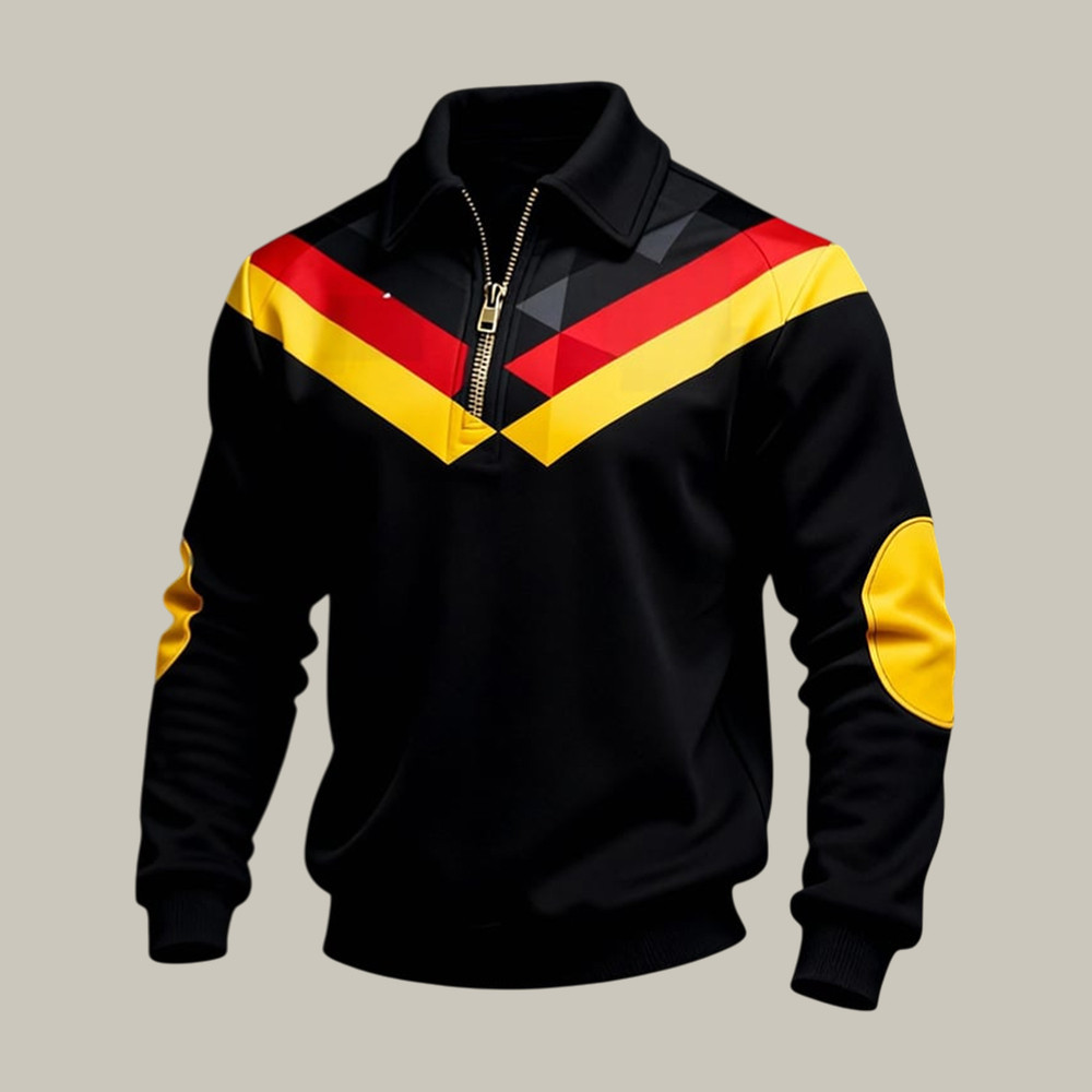 2026 FIFA World Cup Germany Zip Polo Long Sleeve Shirt Game Day Clothing For Soccer Fan
