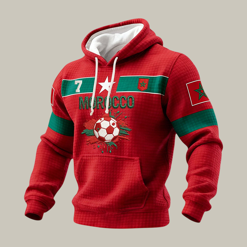 2026 FIFA World Cup Hoodie Morocco National Football Team Apparel Present For Father