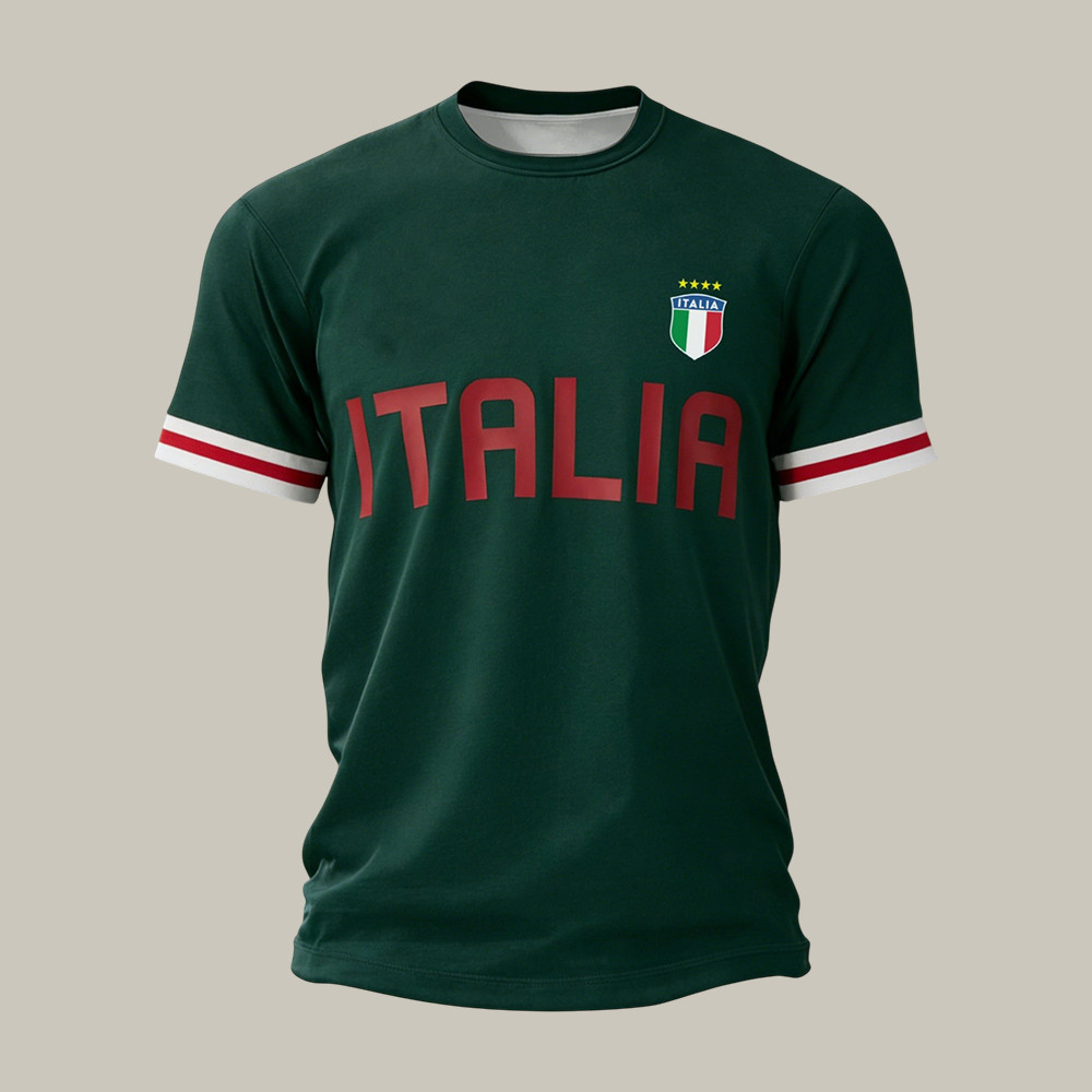 2026 FIFA World Cup Italy T-Shirt Soccer Clothes Game Day For Father's Day