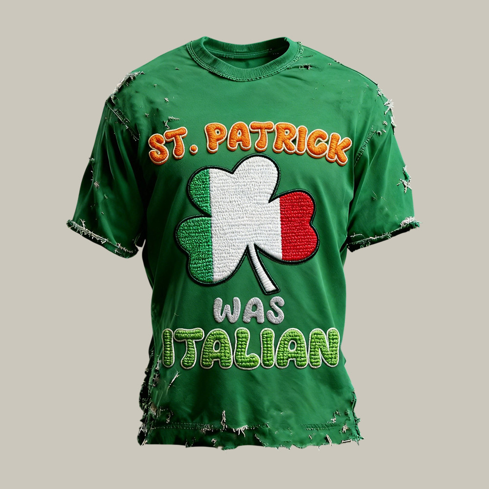 2026 FIFA World Cup Italy T-Shirt St Patrick Was Italian Shirt Soccer Fan For Dad