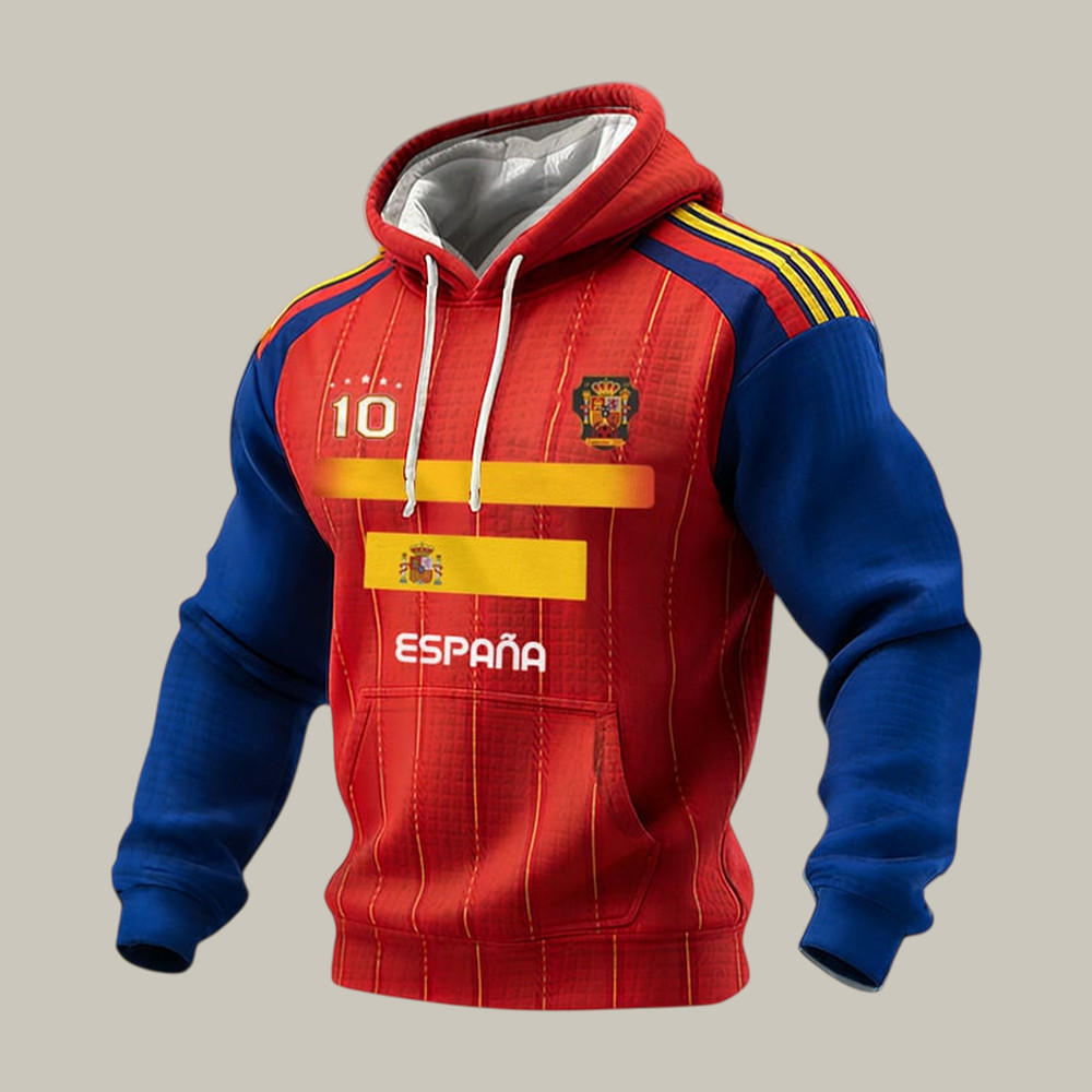 2026 FIFA World Cup Spain Hoodie Game Day Soccer Apparel Fan For Father's Day