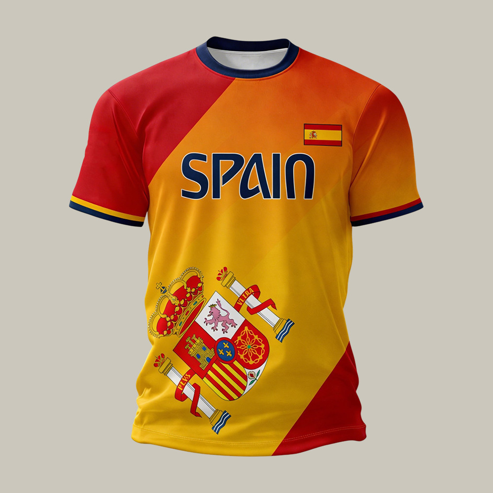 2026 FIFA World Cup Spain T-Shirt Spain National Soccer Team Shirt Game Day For Him