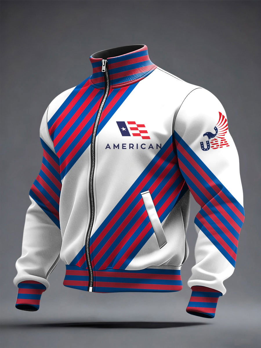 American World Cup 2026 Jacket World Cup Clothing Soccer Lovers For Husband
