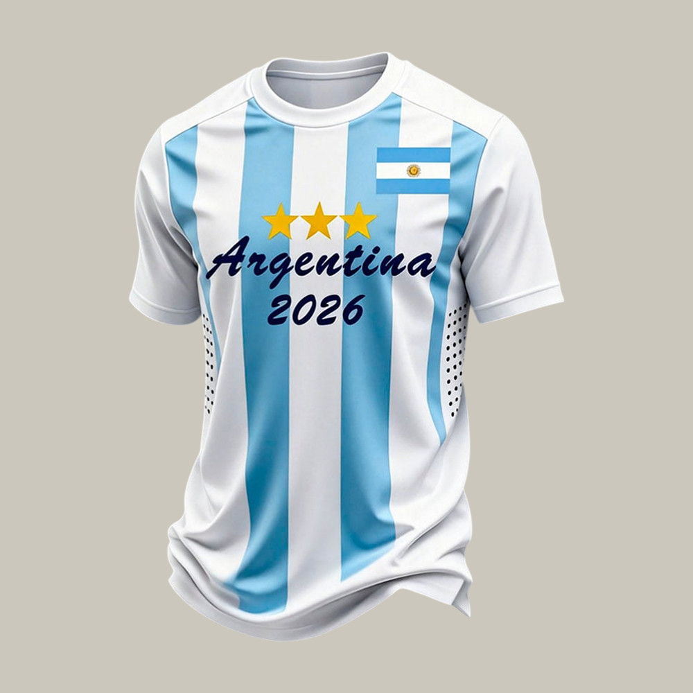 Argentina 2026 FIFA World Cup T-Shirt Game Day Shirt Soccer Lover For Father