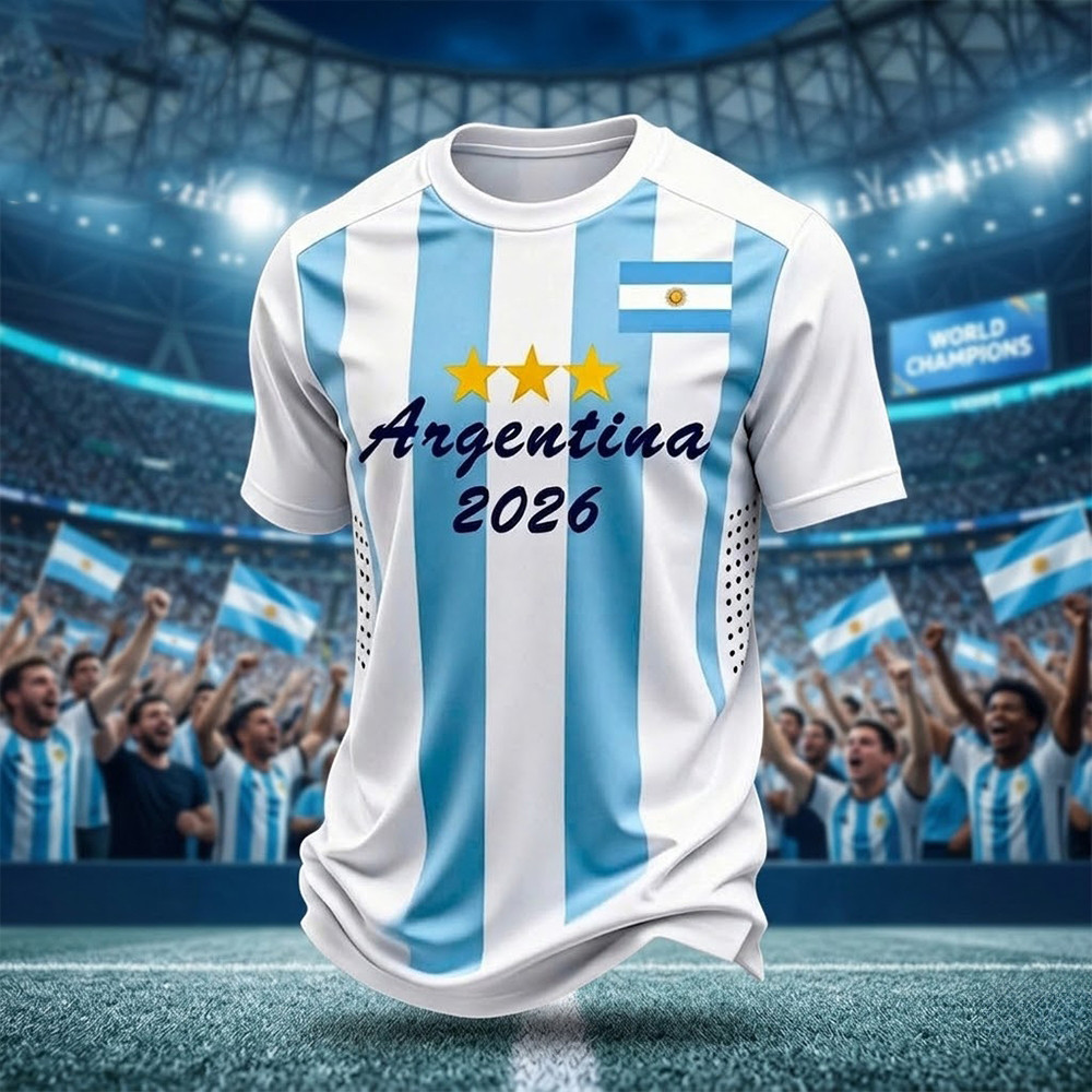 Argentina 2026 World Cup T-Shirt 2026 FIFA World Cup Shirt Soccer Lover For Dad