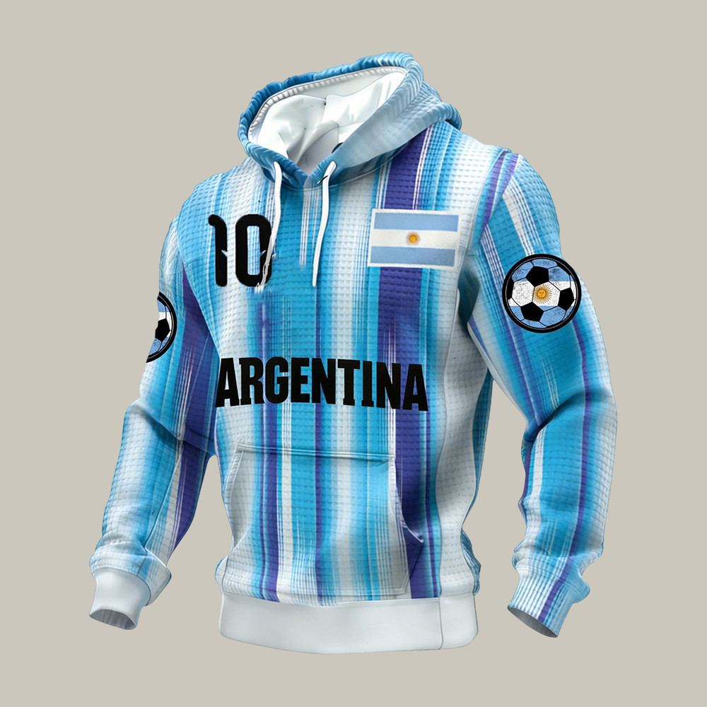 Argentina FIFA World Cup 2026 Hoodie Argentina Soccer Apparel For Father