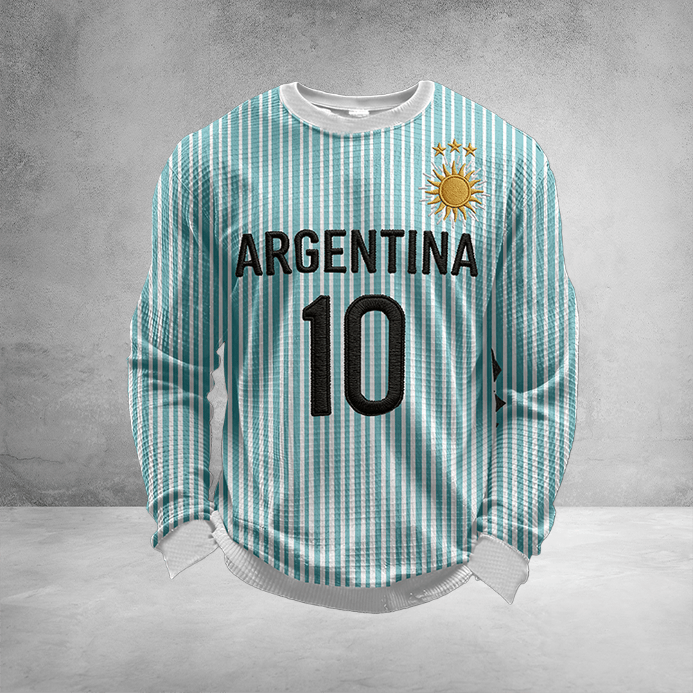 Argentina FIFA World Cup 2026 Long Sleeve Shirt Argentina World Cup Team Outfits