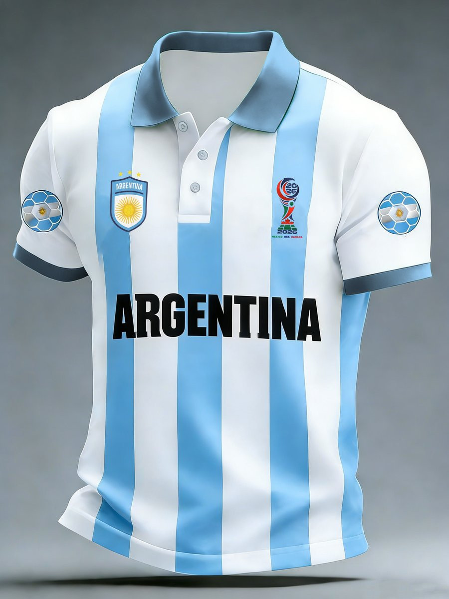 Argentina FIFA World Cup 2026 Polo Shirt Argentina World Cup Team Shirt Gifts Idea
