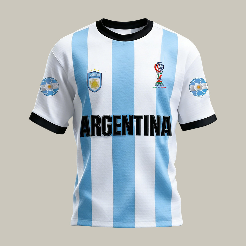 Argentina FIFA World Cup 2026 T-Shirt Game Day Shirt Soccer Lover Gifts Ideas