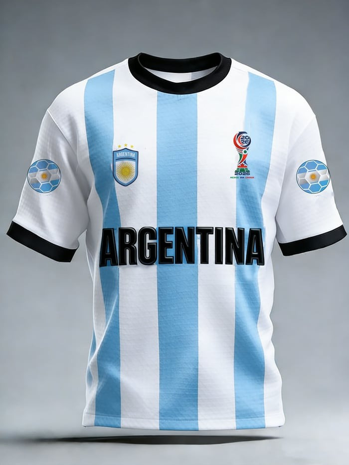 Argentina World Cup 2026 Merch Argentina 10 Shirt Soccer Apparel For World Cup Fan
