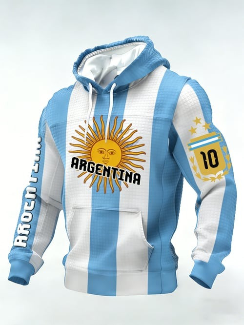 Argentina World Cup 2026 Merch Argentina Soccer Hoodie Game Day Apparel Fan Gifts