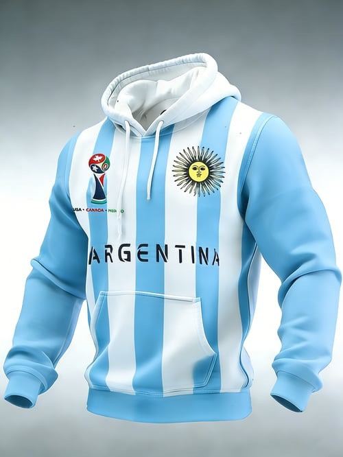 Argentina World Cup 2026 Merch Team Argentina Soccer Hoodie For Soccer Lovers