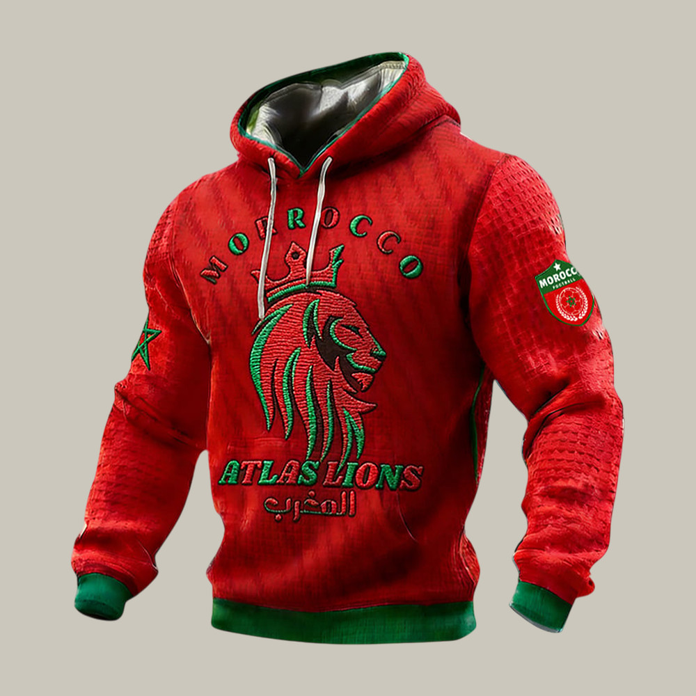 Atlas Lions Morocco Classic Hoodie FIFA World Cup 2026 Apparel Great For Fan