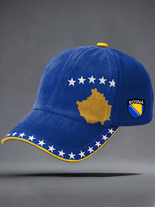 Bosnia And Herzegovina World Cup Hat World Cup 2026 Merch Bosnia Soccer Baseball Cap
