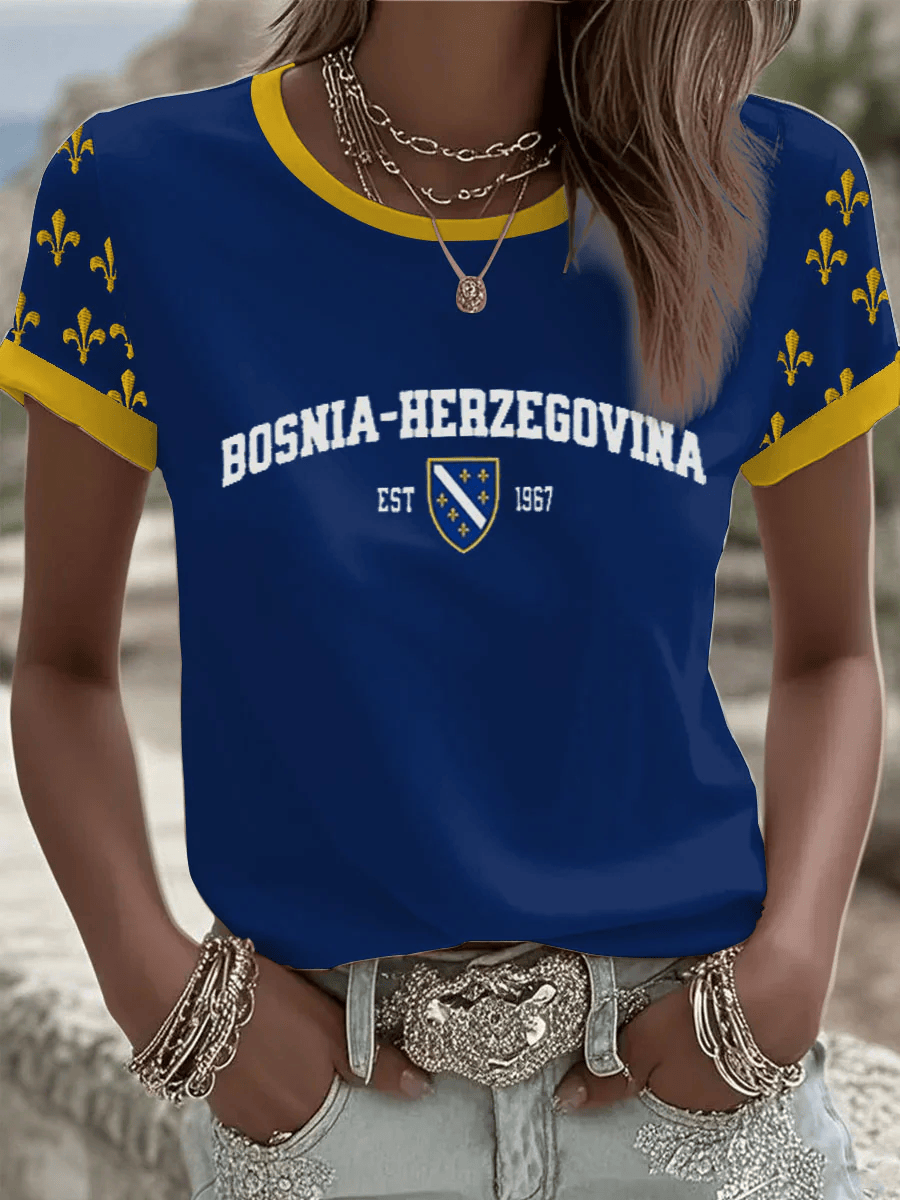 Bosnia And Herzegovina World Cup Shirt Bosnia Herzegovina EST 1967 Shirt World Cup Fan Gifts