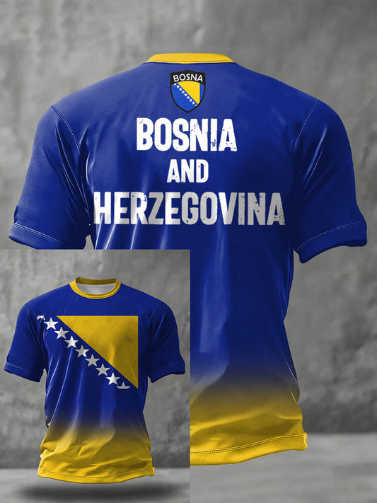 Bosnia And Herzegovina World Cup Shirt FIFA World Cup Merch Bosnia Soccer Clothing