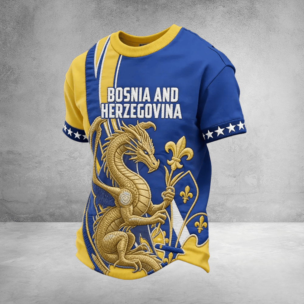 Bosnia And Herzegovina World Cup Shirt Sports Fan Clothing Bosnia Soccer Apparel