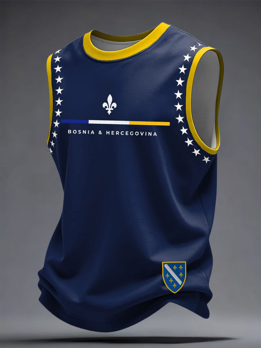 Bosnia And Herzegovina World Cup Tank Top FIFA World Cup Merch For Soccer Fan