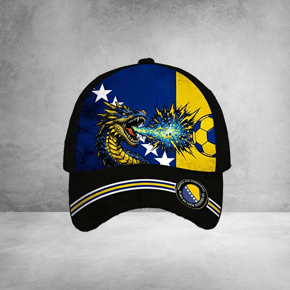 Bosnia FIFA World Cup Hat Zmajevi Baseball Cap Bosnia Soccer Team Outfits Gifts Idea
