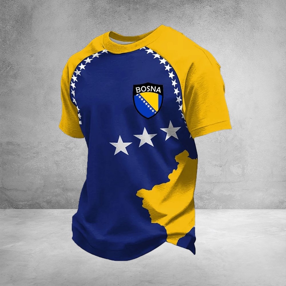 Bosnia FIFA World Cup Shirt Soccer Apparel 2026 World Cup Merch For Bosnian