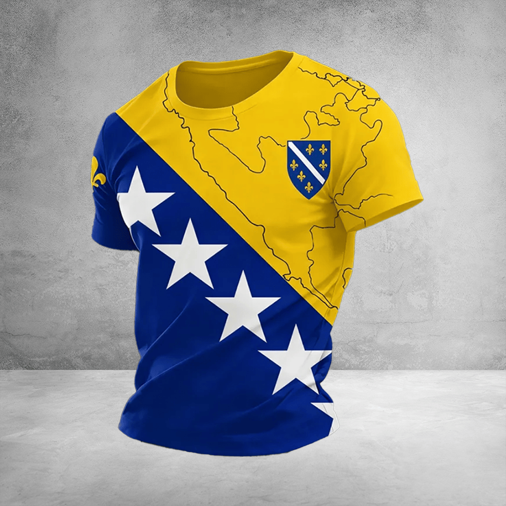 Bosnia World Cup 2026 Shirt Sports Lovers Clothing FIFA World Cup Merch For Soccer Fan