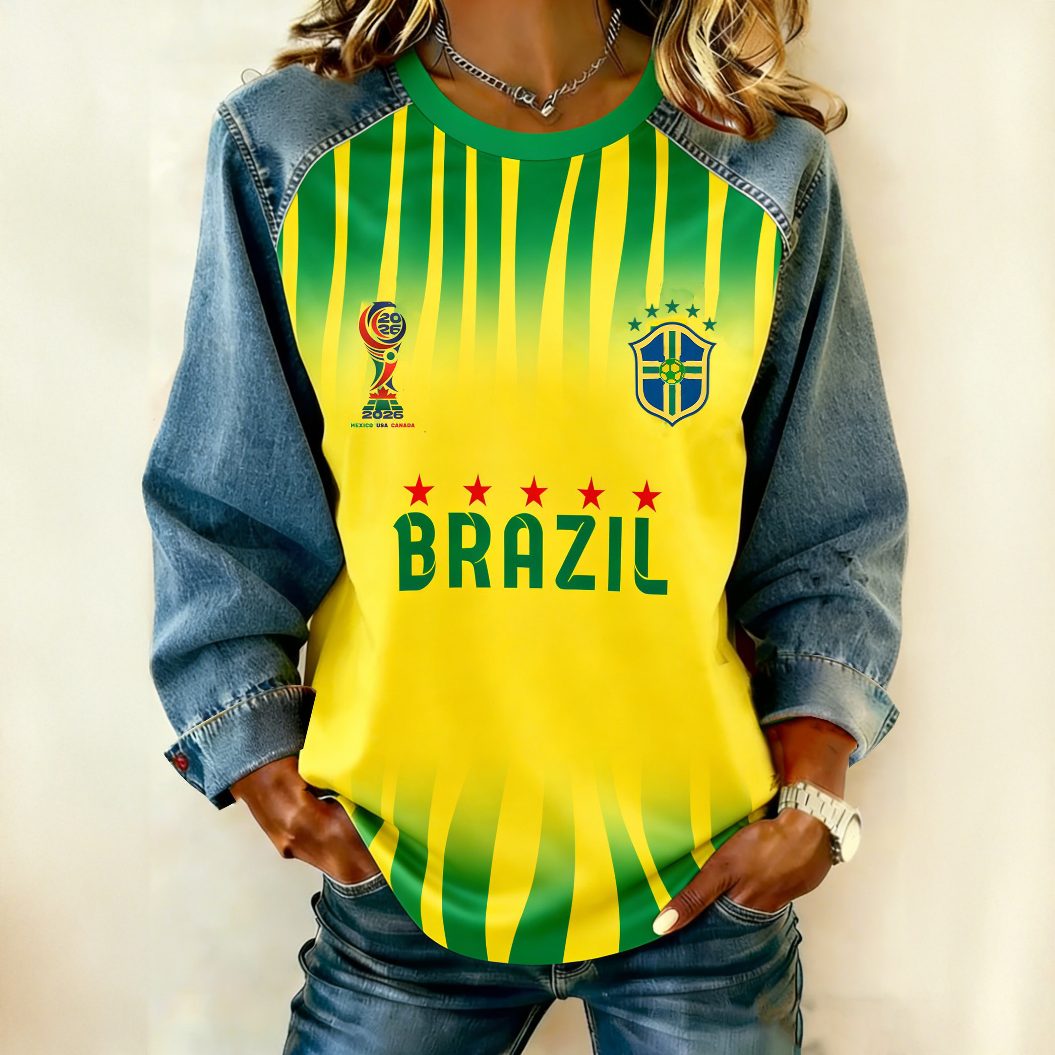 Brazil 2026 FIFA World Cup Sweatshirt FIFA Club World Cup Bracket Merch For Mother