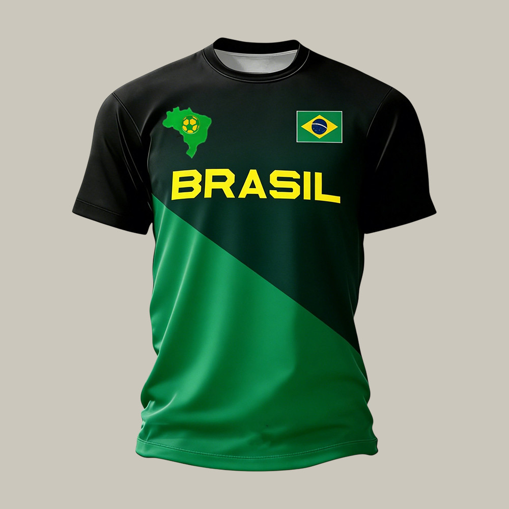 Brazil 2026 FIFA World Cup T-Shirt Soccer Clothes Game Day For Dad