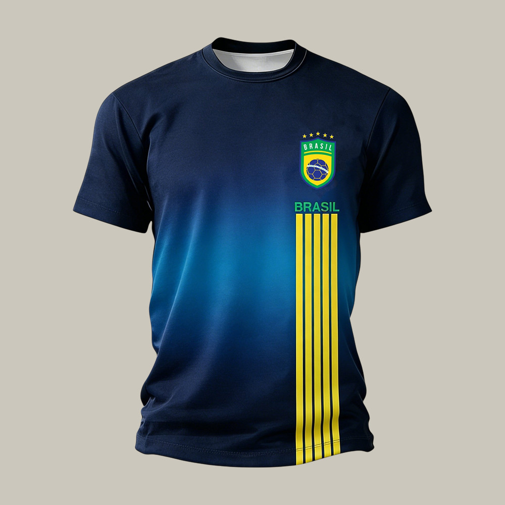 Brazil 2026 FIFA World Cup T-Shirt Soccer Fan Apparel Present Ideas For Huge Fan