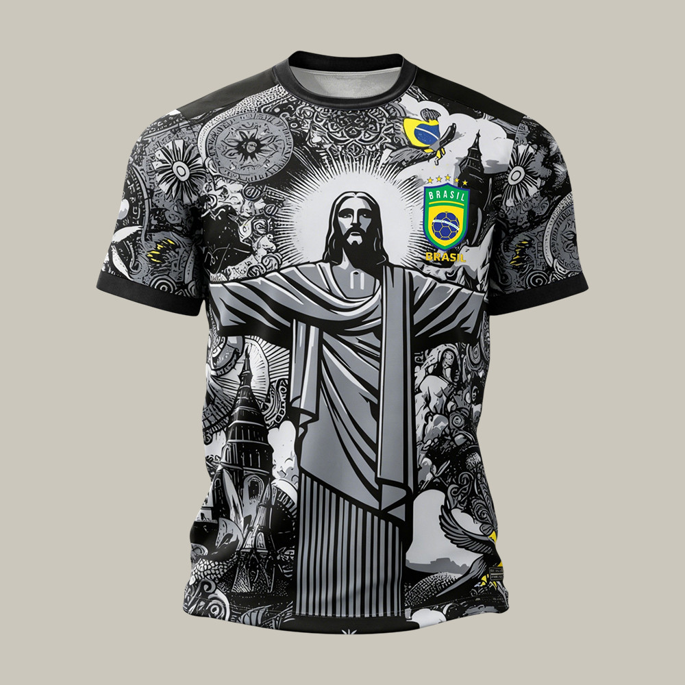 Brazil Christ The Redeemer T-Shirt 2026 FIFA World Cup Merch Unique For Father